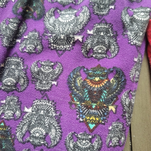 Lularoe Leggings one size bundle lot owls and cake - Picture 2 of 4